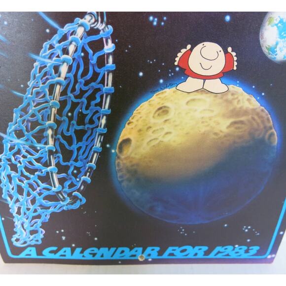 Ziggy 1983 Wall Calendar Close Encounters No Writing American Greetings Vintage - Picture 7 of 12